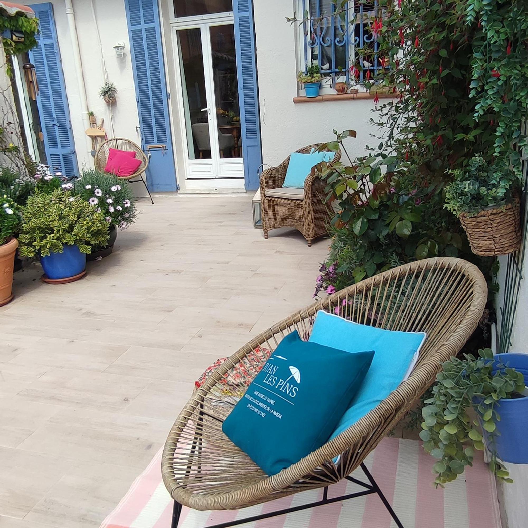 Juan Les Pins Plages Clim Wifi Maison Entiere Antibes Esterno foto